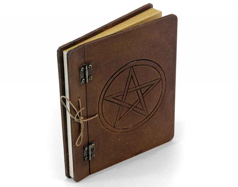 Pentagram Large Blank Spell Book/Journal