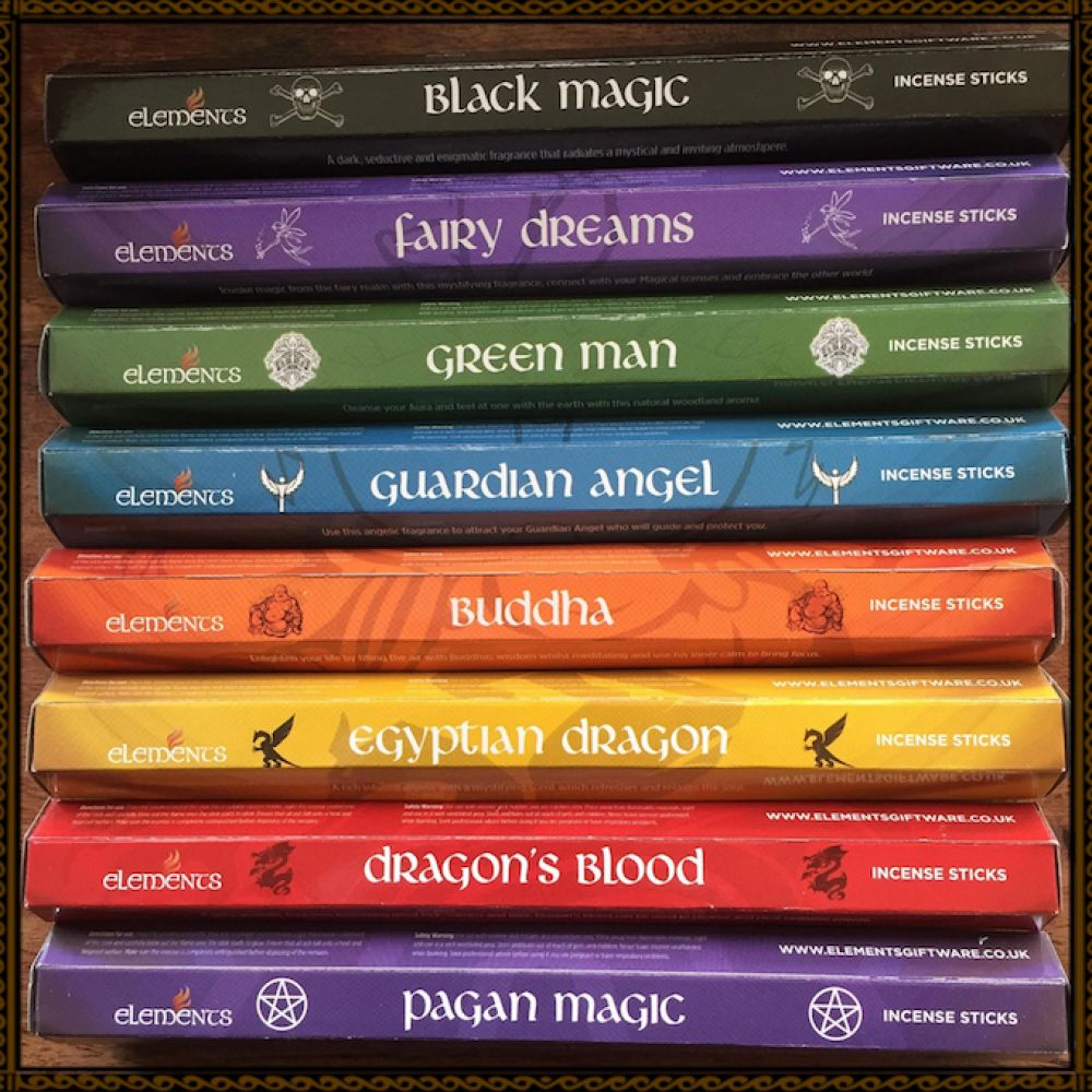 Elements Incense Stick Collection - 8 Various Packs