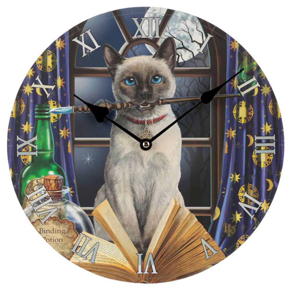 Hocus Pocus Wall Clock by Lisa Parker