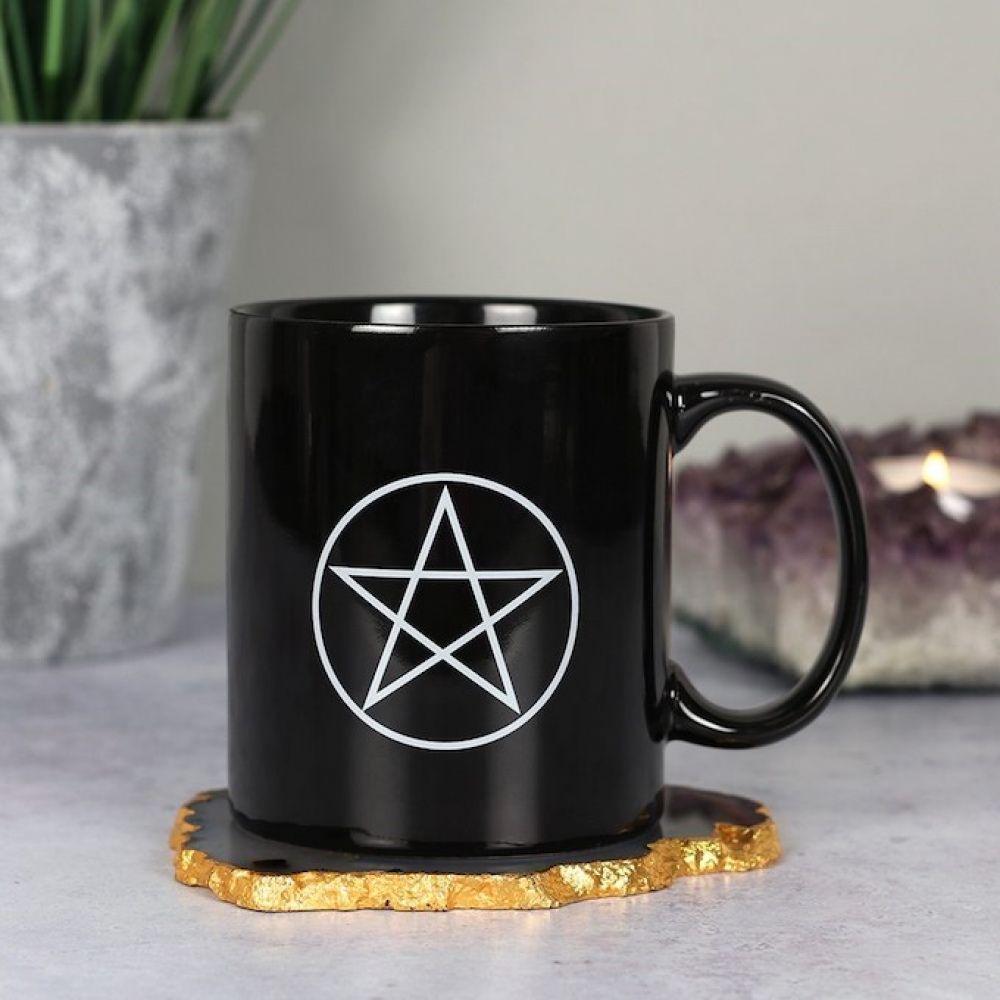 Pentagram Black Mug