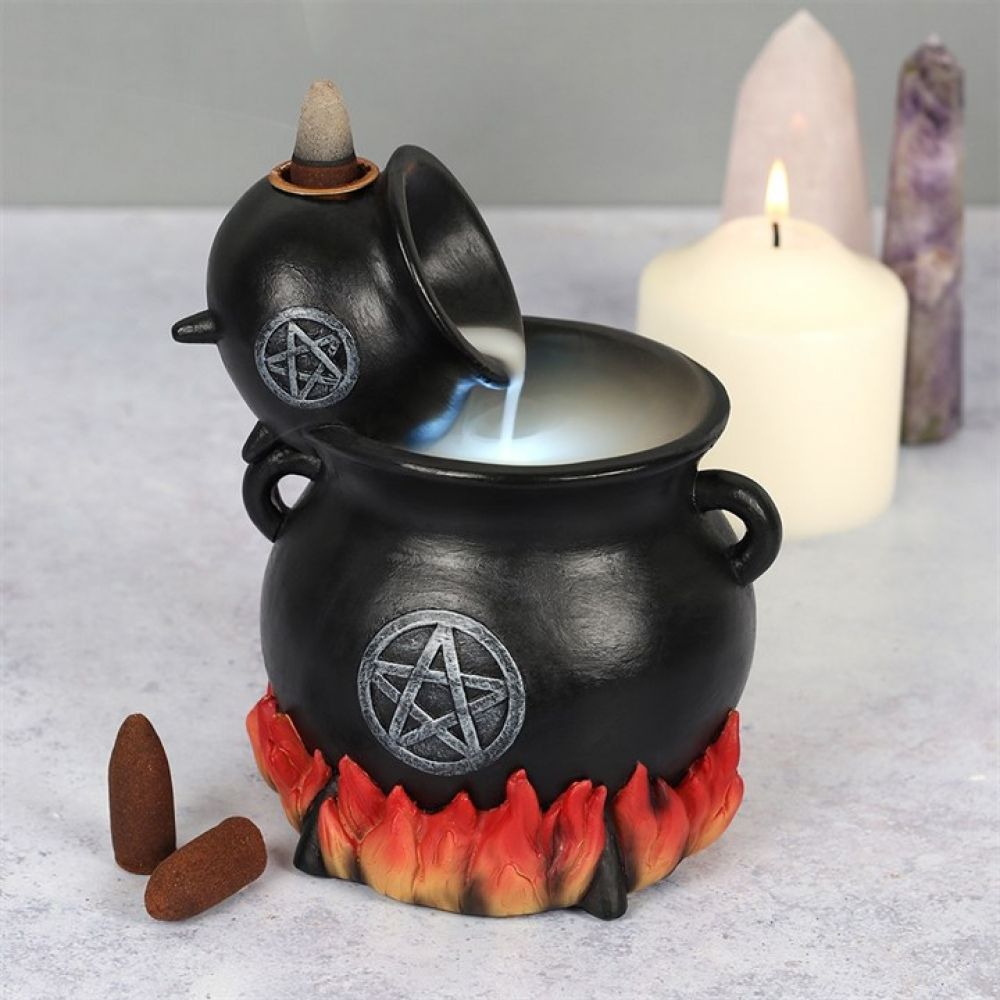 Pouring Light Up Cauldron Backflow Burner