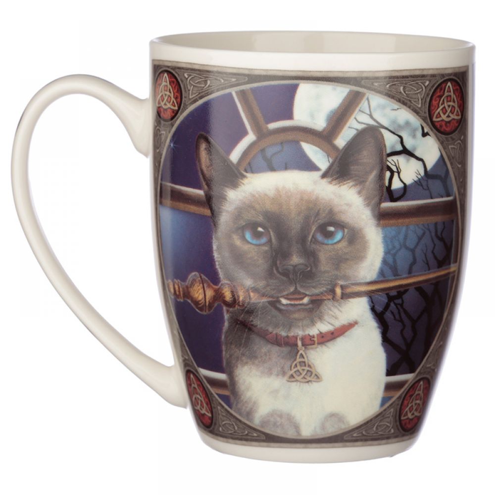Hocus Pocus Cat Mug by Lisa Parker