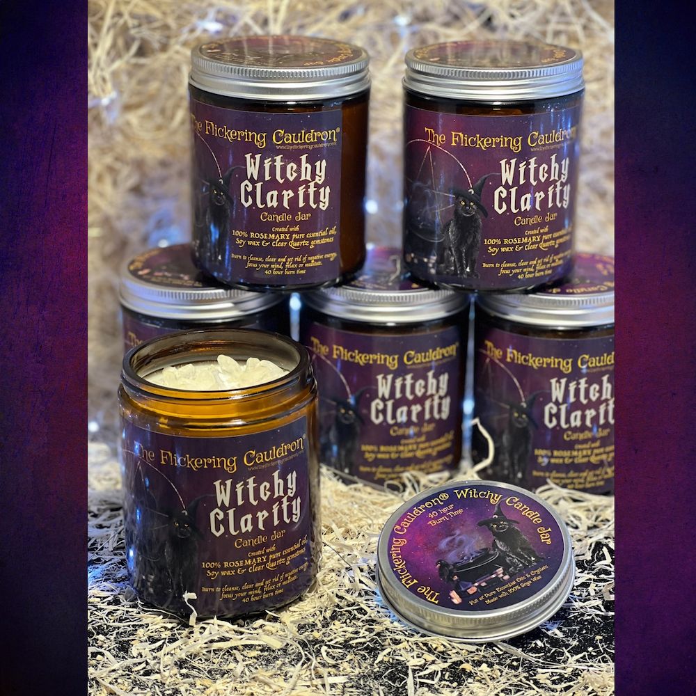 Witchy Clarity Candle Jar