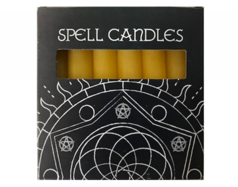Pack of 6 Yellow Spell Candles