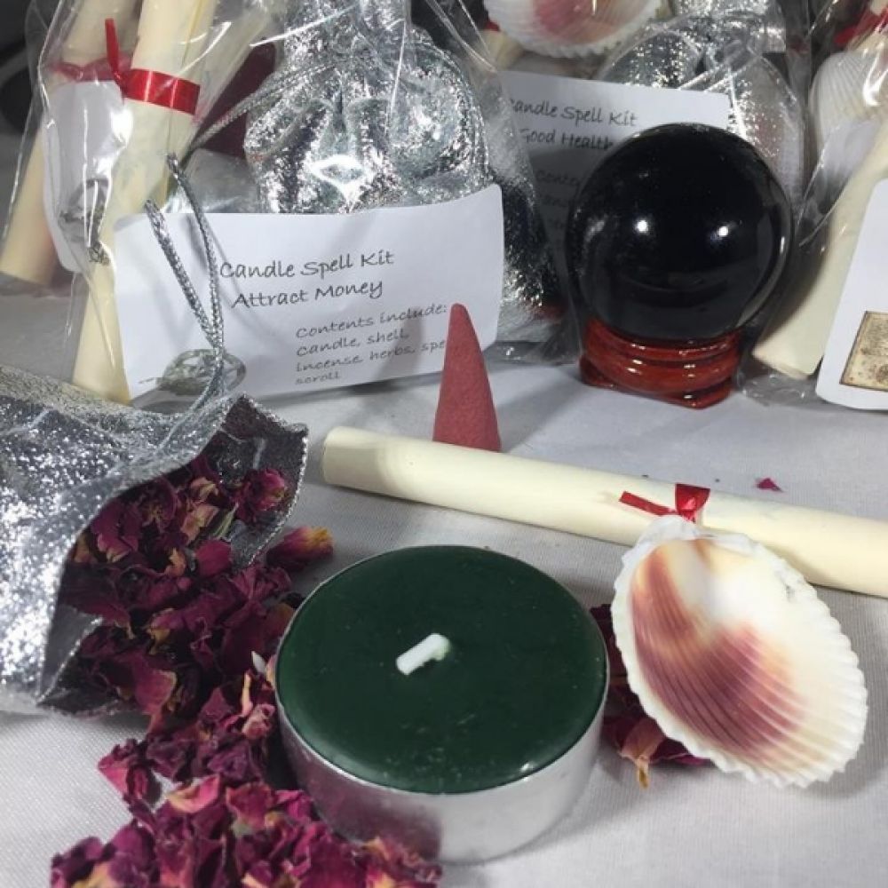 Attract Money Candle Spell Kit