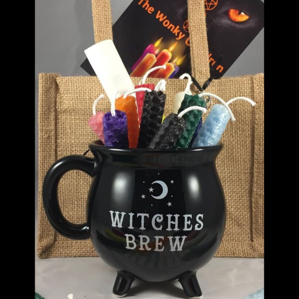Cauldron Mug & Spell Candle Gift Set