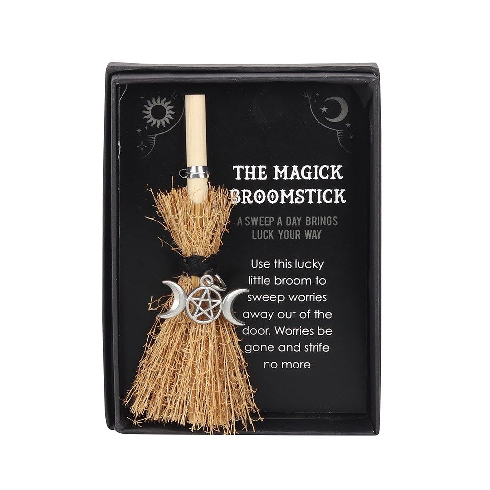 Triple Moon Mini Witches Broomstick